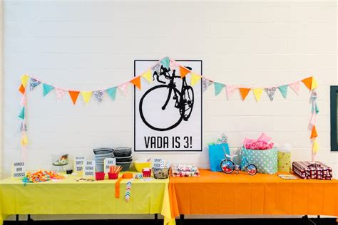 Kara's Party Ideas Adorable Bike Themed Birthday Party | Kara's Party Ideas