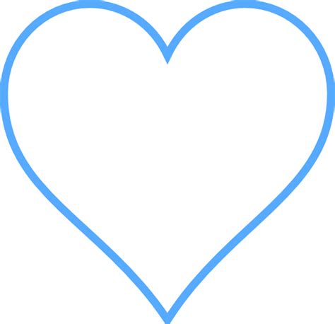 Blue Heart Clip Art at Clker.com - vector clip art online, royalty free ...