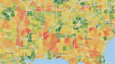 The Safest and Most Dangerous Places in Alabama: Crime Maps and ...