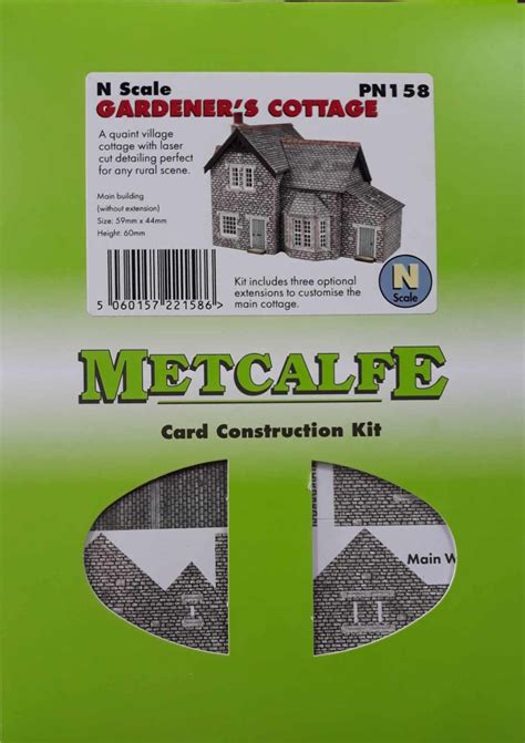 Metcalfe Building Kits – N Scale – Gardener’s Cottage- #PN158 – Mr Models