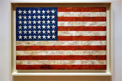 Jasper Johns, Flag | Jasper Johns, Flag, 1954-55 (dated on r… | Flickr