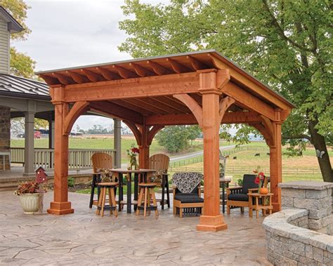 Santa Fe Wooden Pavilion | Green Acres Outdoor Living