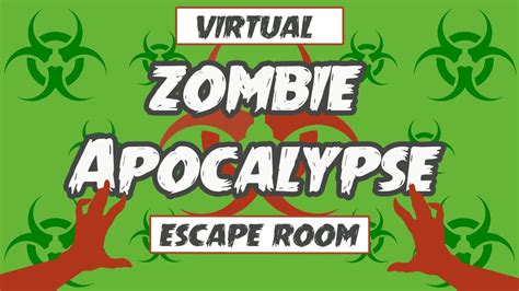 Zombie Apocalypse Virtual Escape Room | Etsy