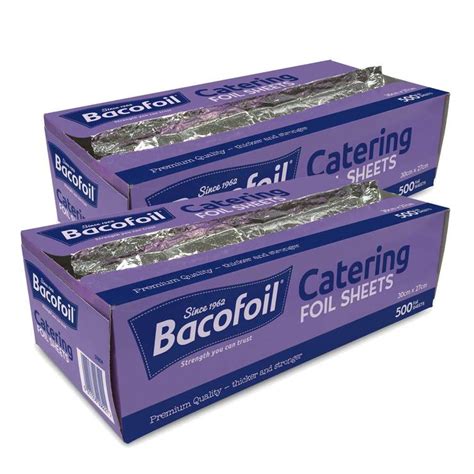 Bacofoil 30 x 27cm Catering Foil Sheets, 2 x 500 Sheets | Costco UK