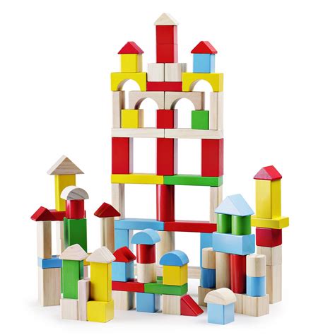 Wooden Castle Building Blocks Set Playset Kit Kids Develop Toys Children Gifts . | eBay
