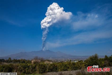 Mount Etna spews ash into sky after eruptions