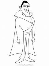 Dracula Coloring Page For Kids  Free Hotel Transylvania Printable sketch template