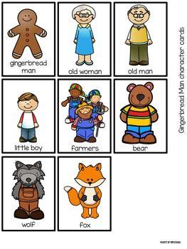 gingerbread man book characters - Kerrie Lister