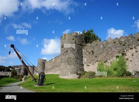 Views of Conwy castle Stock Photo - Alamy