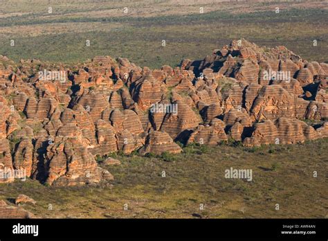 Purnululu National Park, Bungle Bungle Range, aerial view, Unesco World Heritage Site, Kimberley ...