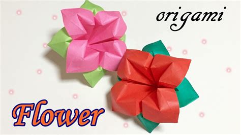 Origami ideas: Origami Flower Easy Paper Flowers