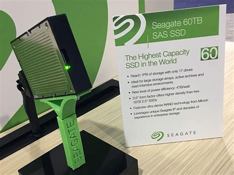 Seagate launches 60TB SSD, world's highest capacity solid state drive ...