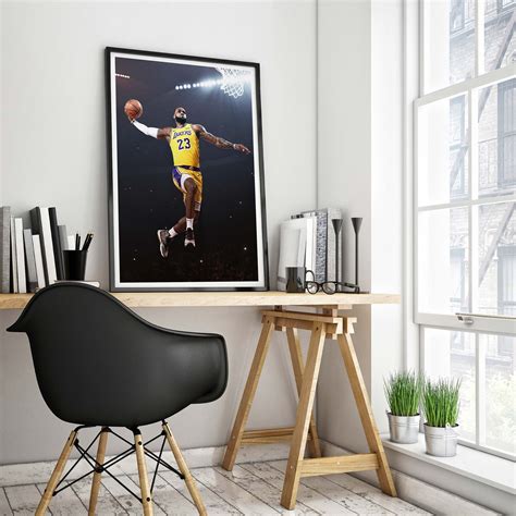 Lebron James The Signature Dunk Mark Poster Print Gift Idea | Etsy