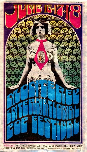 Rare 1967 Monterey Pop Festival Poster