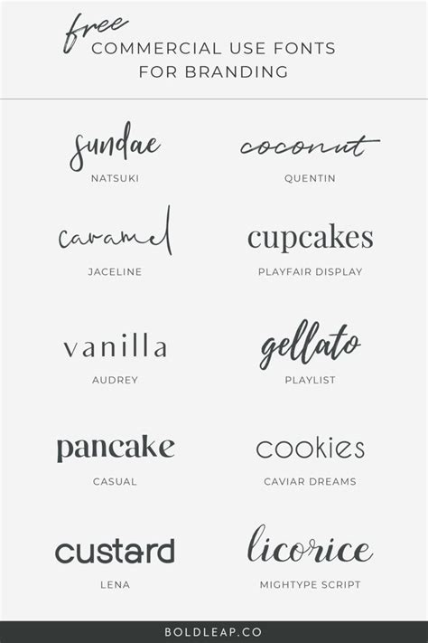 Elegant Sans Serif Fonts For Branding | Bold Leap Creative | Free handwritten fonts, Typography ...