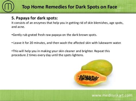 Home Remedies for Dark Spots on Face
