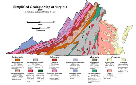 Maps and Diagrams - The Geology of Virginia