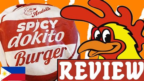 Andok's Spicy Dokito Burger (Review) - YouTube