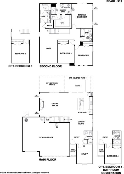 Richmond American Homes Renderings & Floorplans - Trailmark