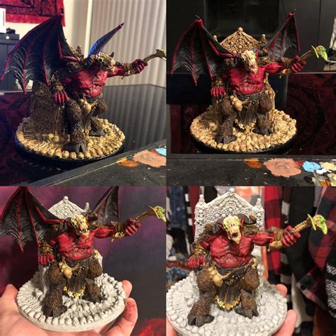 (Update) finished my Orcus miniature : DungeonsAndDragons