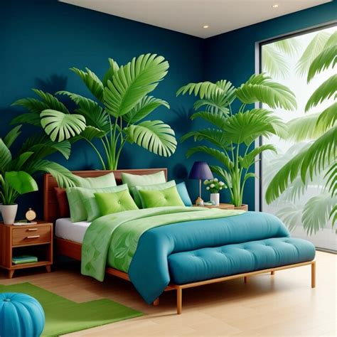 Premium AI Image | Ecofriendly bedroom design