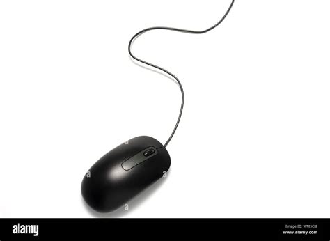 black computer mouse Stock Photo - Alamy