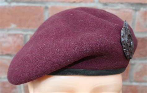 1943 Dated Airborne Parachutist Trooper's Maroon Beret Royal Engineers