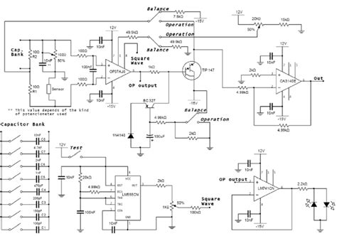 Circuit of anemometer. The switches are displayed in balance mode. | Download Scientific Diagram