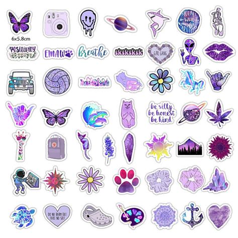 50pcs Vsco INS Style Sticker Anime For Laptop Case Car Skateboard ...