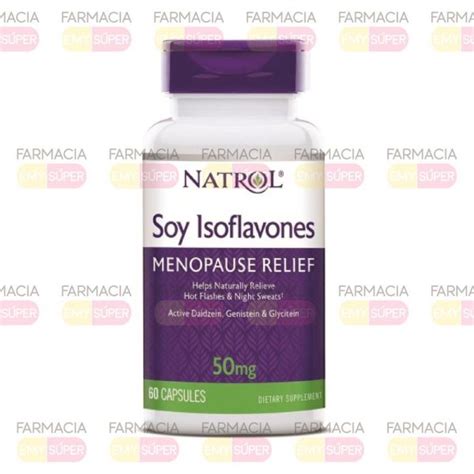 NATROL SOY ISOFLAVONES MENOPAUSE 60 CAP – Farmacia Emy