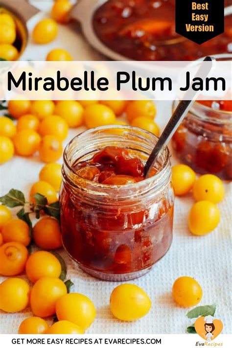 Easy Mirabelle Plum Jam Recipe | Plum jam, Plum jam recipes, Recipes