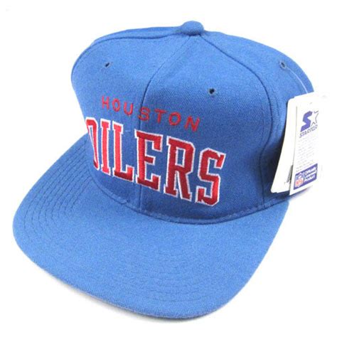 Vintage Houston Oilers Starter Snapback Hat NWT NFL Football 90s – For ...