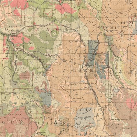 HM-02 1913 Geologic Map of Colorado (George) - Colorado Geological Survey