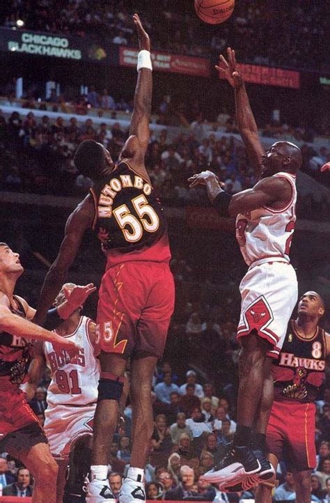 Dikembe Mutombo VS Michael Jordan Photo by nbacardDOTnet | Photobucket