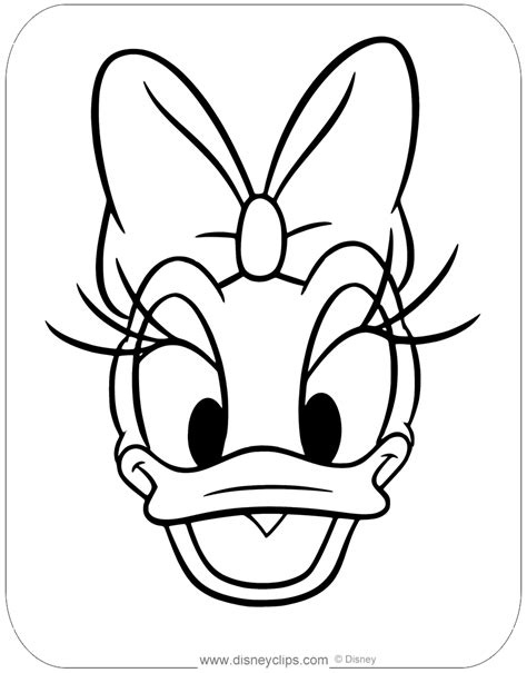 Donald Daisy Duck Coloring Pages