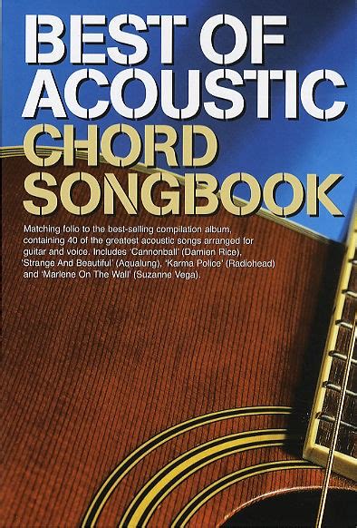 Best Of Acoustic: Guitar Chord Songbook - Trax Music Store