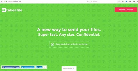 Free File-sharing websites to send Large files | File sharing website, Let it be, Pro version