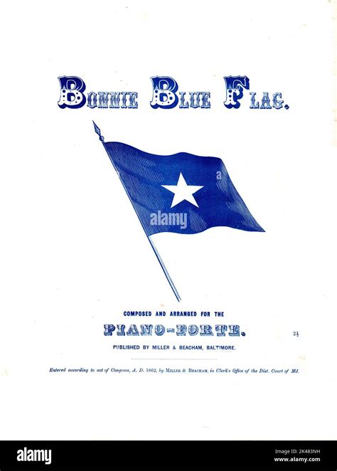 Confederate bonnie blue flag hi-res stock photography and images - Alamy