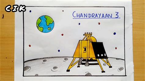 Vikram Lander Drawing Isro Chandrayaan Moon Mission Drawing | Hot Sex Picture