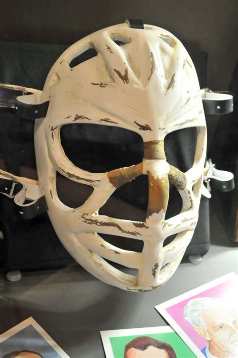 Ken Dryden, pretzel mask, Montreal Canadiens @ Canada's Sports Hall of Fame in Calgary, AB ...