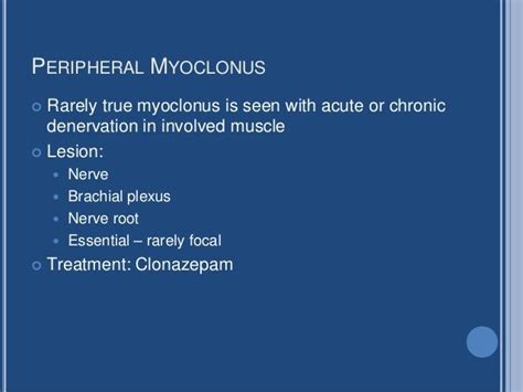 Myoclonus