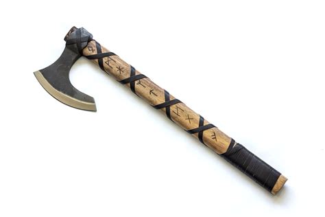 Norse Tradesman 14 Viking Throwing Axe Hand-Forged Hatchet For Rugged ...