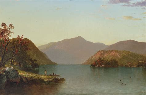 John Frederick Kensett (1816-1872) , Lake George (Adirondack Mountains) | Christie's