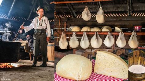 Sensational Cheese Making Process on Old Fashioned Farm From Romania ...