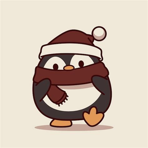 Premium Vector | Cute penguin cartoon icon illustration