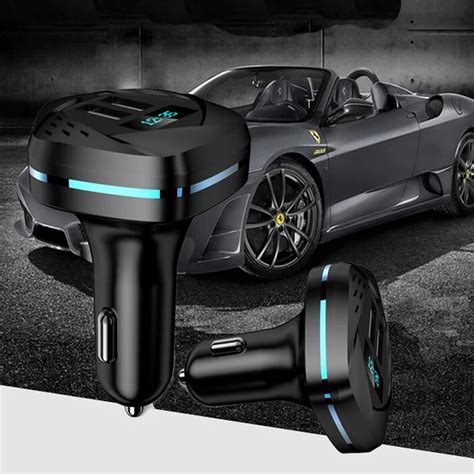 New YZD V5 Bluetooth Car Charger Smart Bluetooth MP3 Player Compatible with IOS / Android dual ...