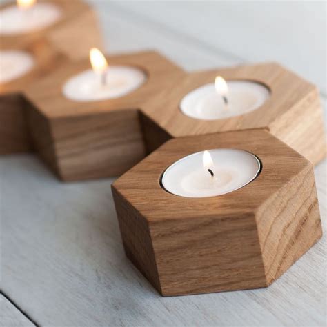 Pin by Samina Naz on 3__Candles___موم بتّیاں | Wood tea light holder, Wooden candle holders, Diy ...