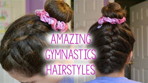 3 Hairstyle Ideas for Gymnasts! - YouTube