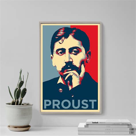 Marcel Proust Original Art Print Photo Poster Gift Home Wall Decor Hope - Etsy