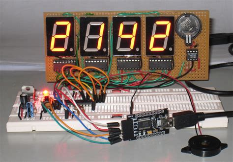 Arduino for Beginners: Digital Clock with 7-segments LED and RTC ...